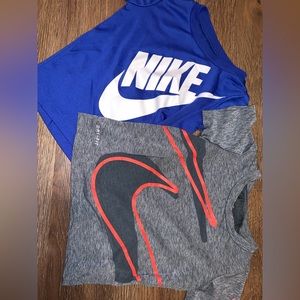 Nike boys shirts lot - 2 shirts - 18 mos - smoke free pet free home